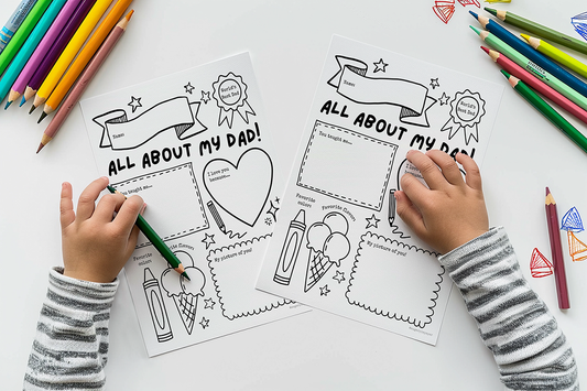 All About Me Father's Day Printable