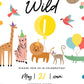 Wild One Invitation