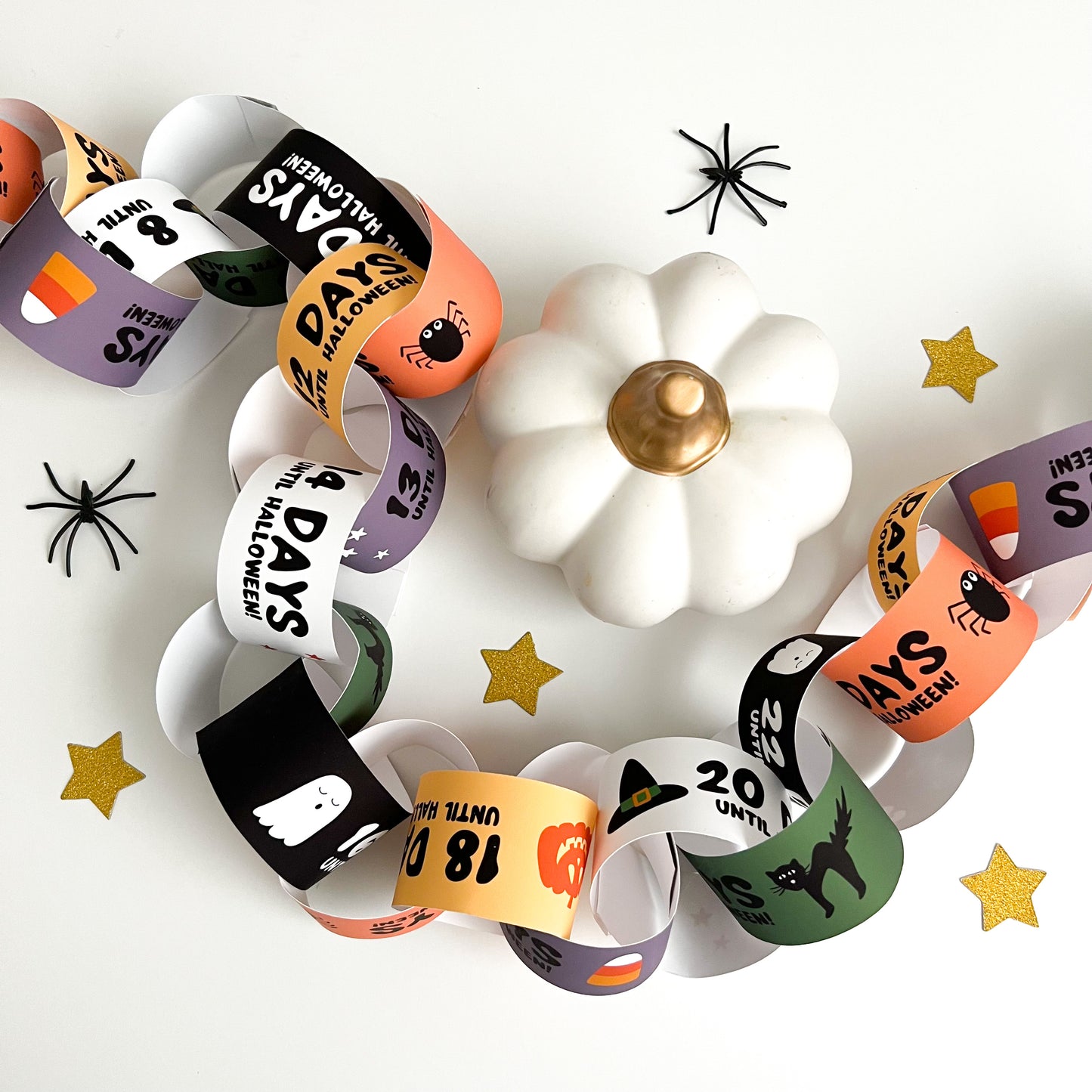 Countdown To Halloween Paper Chain