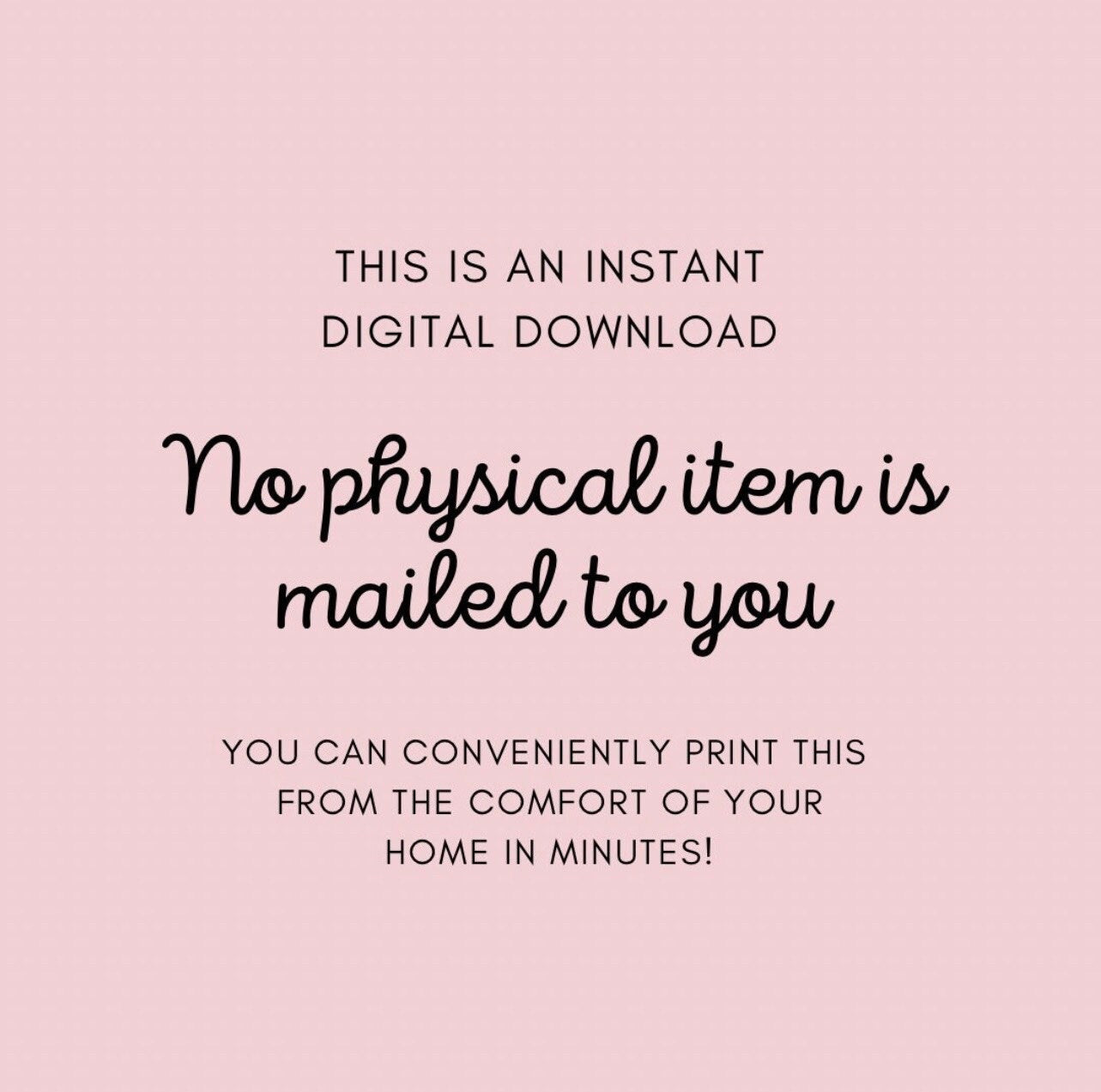 Digital Download Print From Home