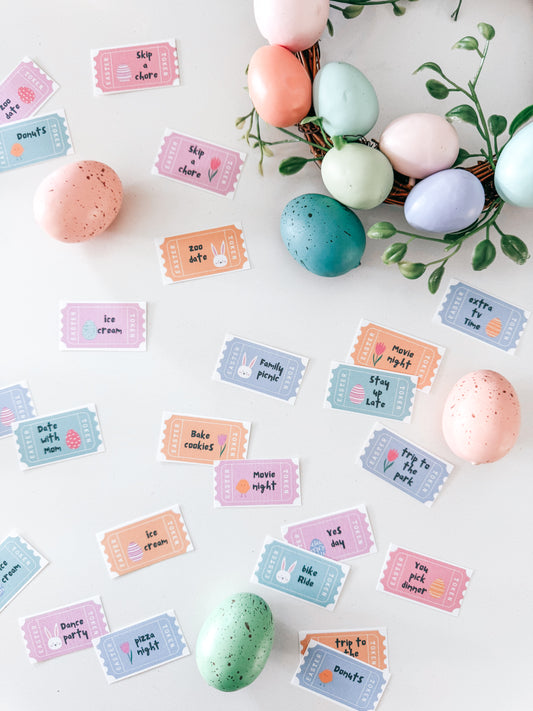 Editable Easter Tokens Printable