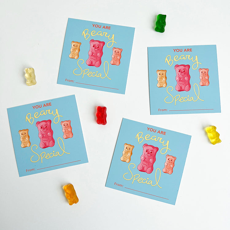 Classroom Valentines Day Cards | Gummy Bear