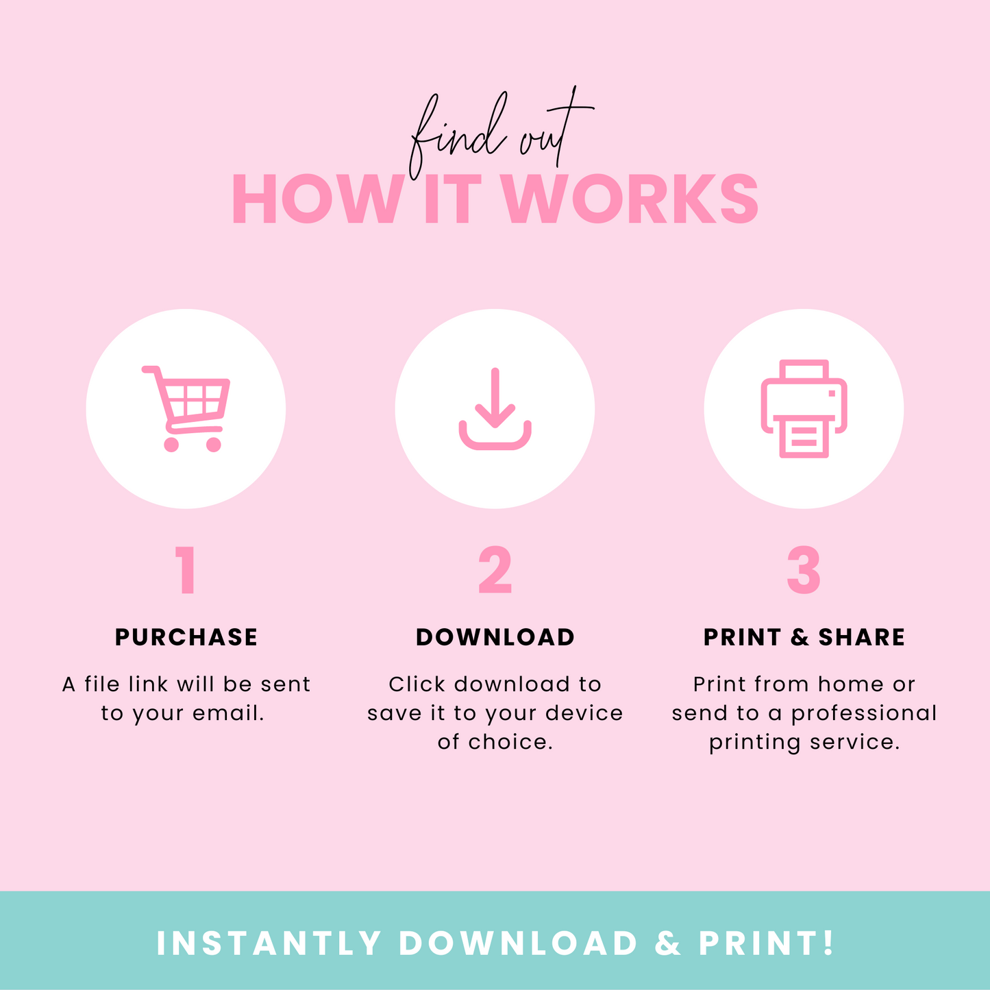 Instantly Download and Print