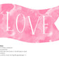 Love Printable Flag