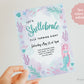 Mermaid Birthday Invitation