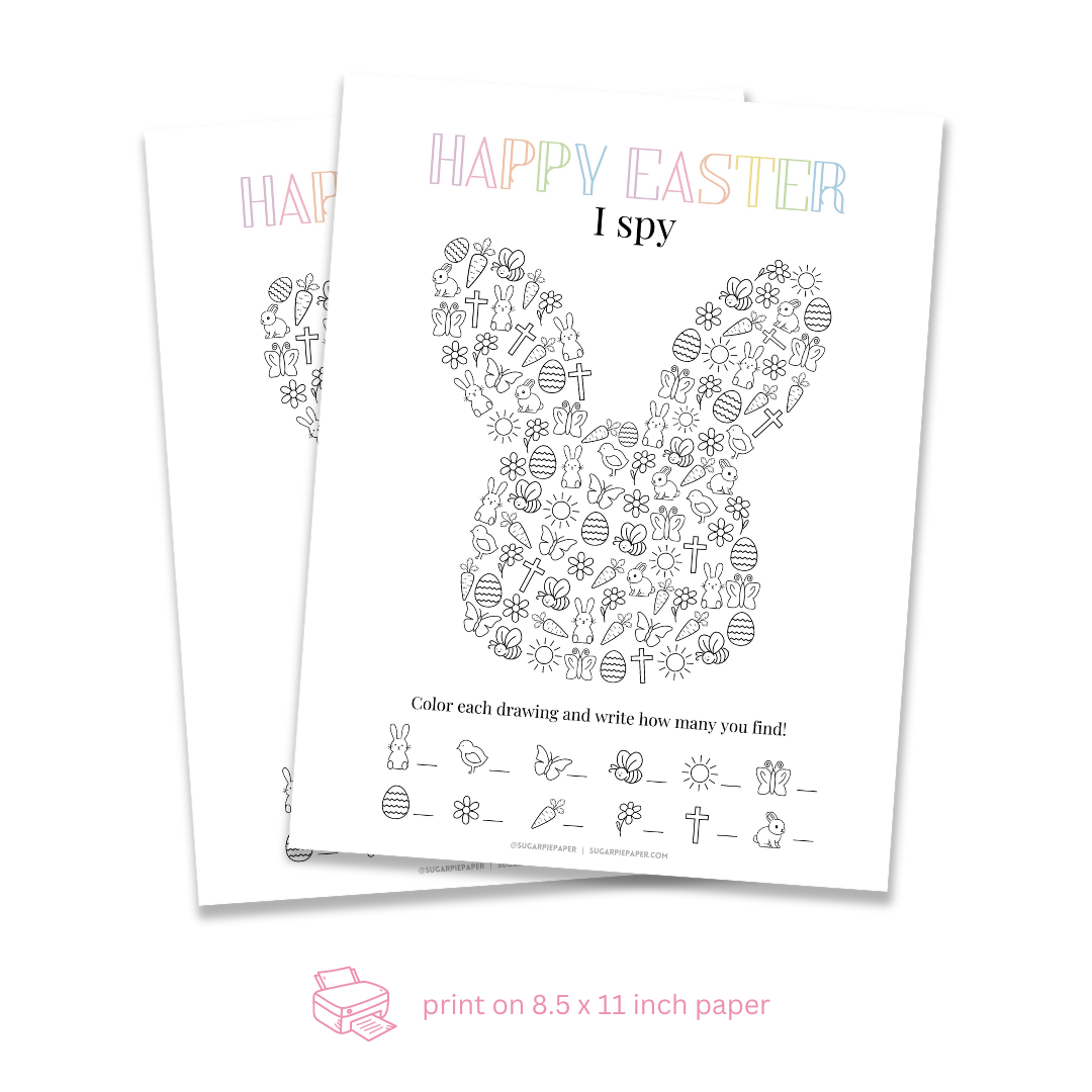 Printable Easter I Spy