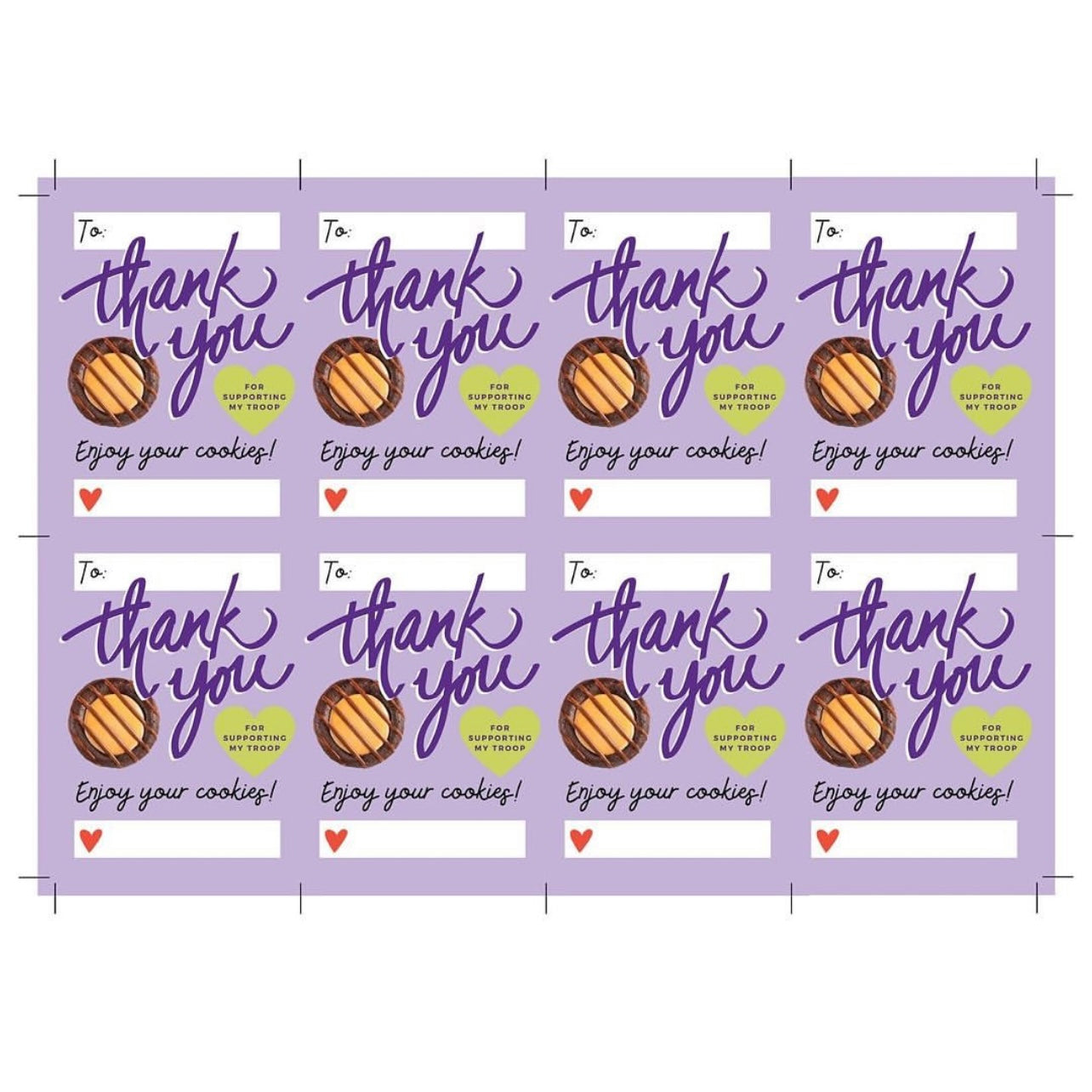 FREE Girl Scouts Thank You Tag – Sugar Pie Paper free-girl-scouts-thank-you-tag-sugar-pie-paper