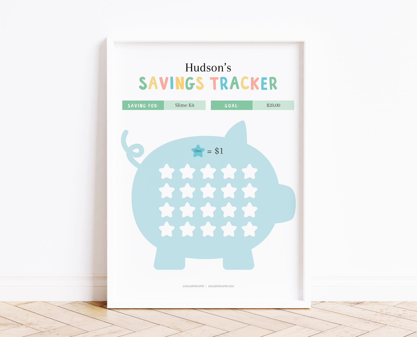 Savings Printable for Kids