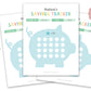 Savings Tracker Printable for Boys