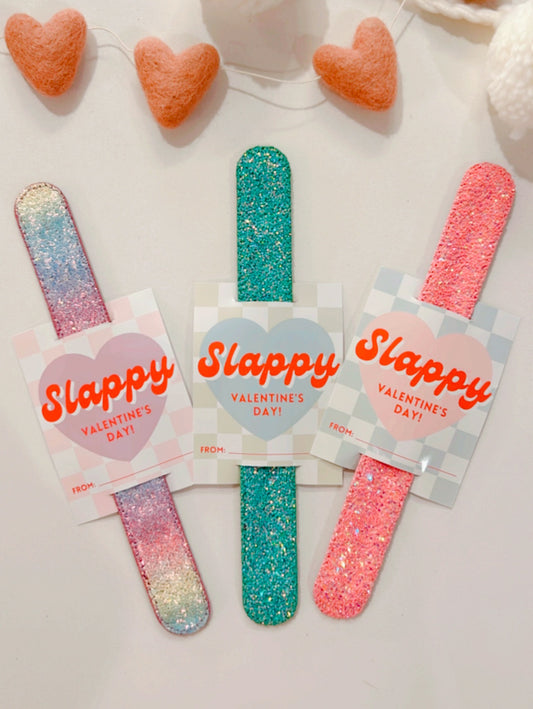 Slap Bracelet Valentines Cards for Kids