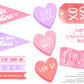 Valentine Printable Flags