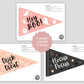 Halloween Pennant Flag Printables