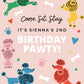 Poodle Birthday Party Banner