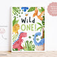Wild One Birthday Poster | Dinosaur First Birthday
