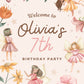 Fairy Birthday Party Banner