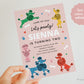 Poodle Birthday Party Invitation