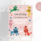 Poodle Birthday Party Banner