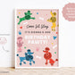 Poodle Birthday Party Banner