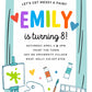 Kids Art Birthday Invitations | Kids Birthday Invitations