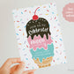 Ice Cream Birthday Party Invitation