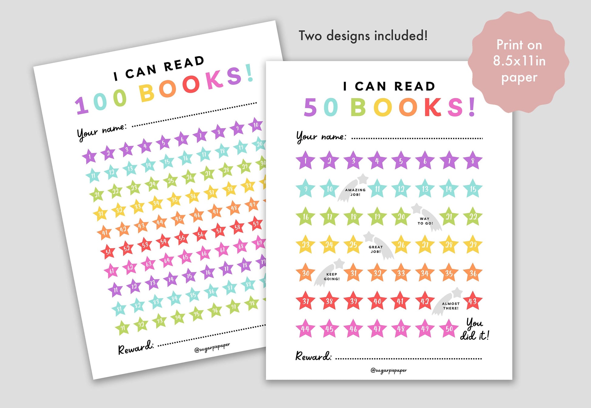 kids-reading-chart-summer-reading-printable-sugar-pie-paper for 100 Book Reading Chart Printable Free Kids Reading Chart | Summer Reading Printable – Sugar Pie Paper for 100 Book Reading Chart Printable Free