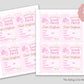 Pink Tooth Fairy Certificate