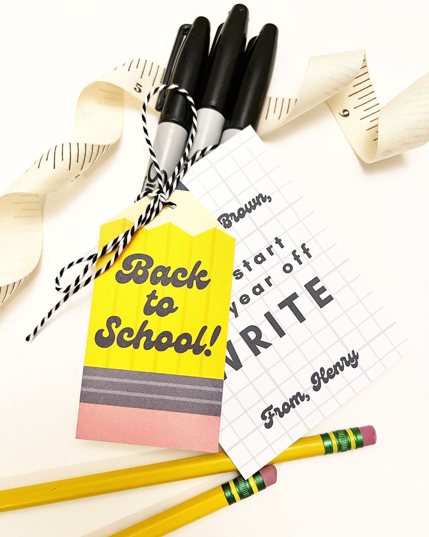 First Day of School Gift Tag