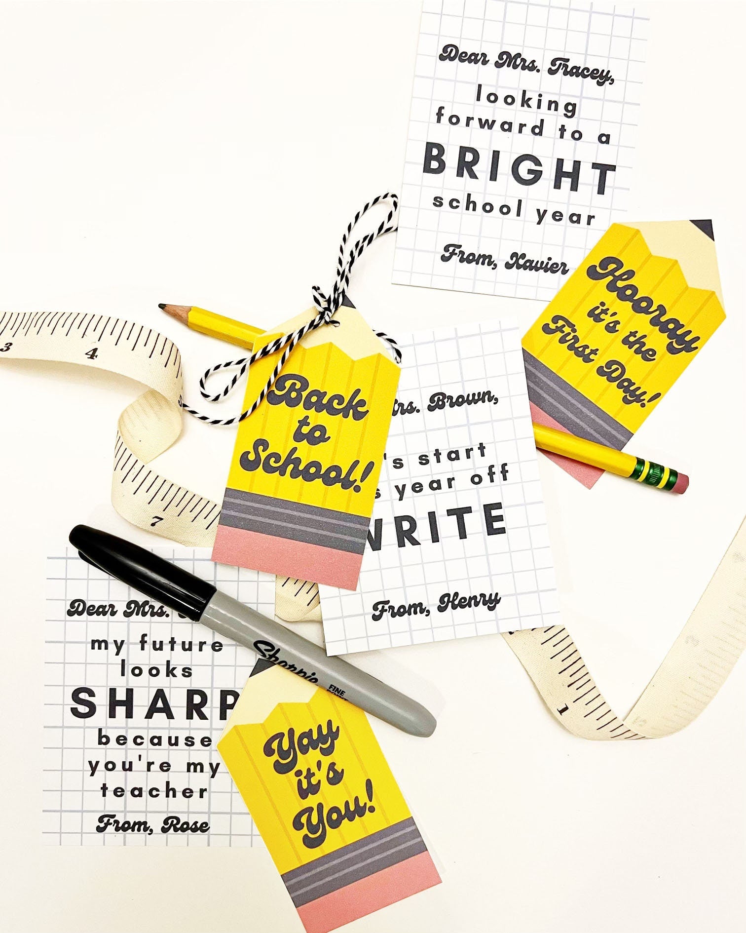 First Day of School Gift Tag