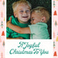 Christmas Card Template | Pink Christmas Trees