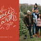 Christmas Card Template | Peace of Earth Red