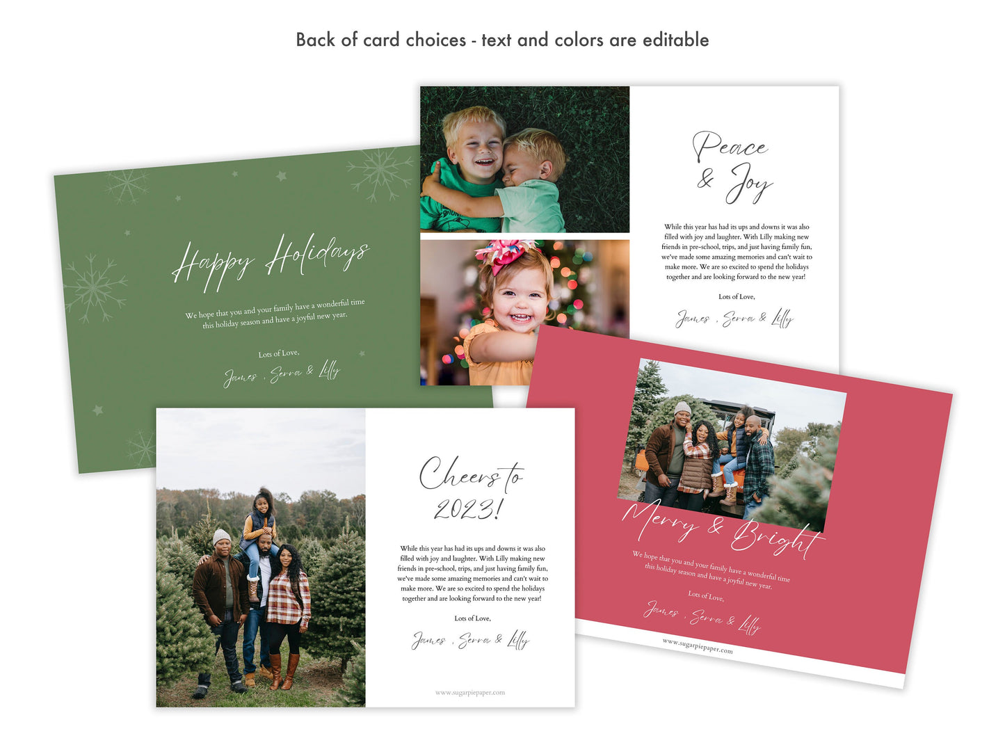 Christmas Card Template | Merry