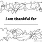 Thankful for coloring sheet