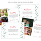 Christmas Card Template | Peace of Earth Red