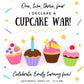 Cupcake Birthday Party Invitation | Kids Birthday