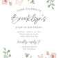 Garden Birthday Party Invitation | Girls Birthday